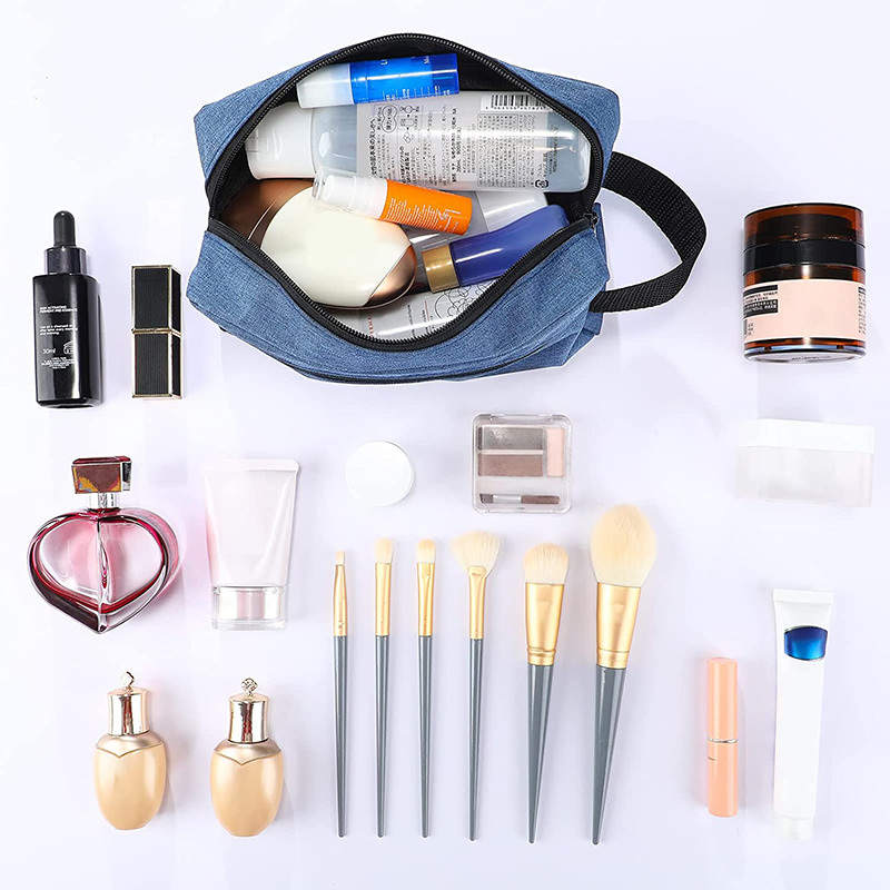 dropship 1pc Travel Toiletry Bag For Women And Men; Portable Storage Bag; Water-resistant Shaving Bag For Toiletries Accessories;