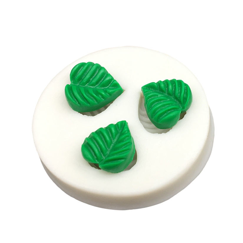 dropship Small Leaf Silicone Sugarcraft Mold Resin Tools Cupcake Baking Mould Fondant Cake Decorating Tools