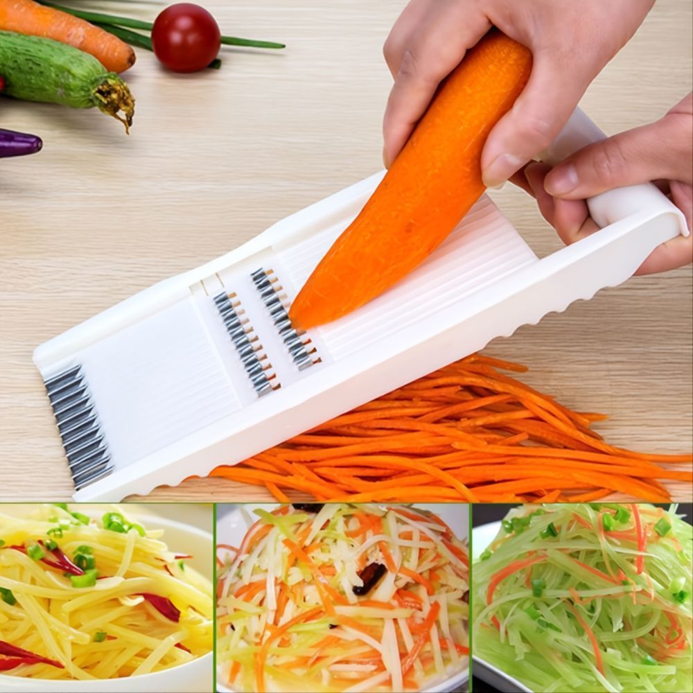 dropship 1pc Multi-functional Vegetable Cutting; Grater Shredded Potato Shredded; Household Grater With 4-Blade