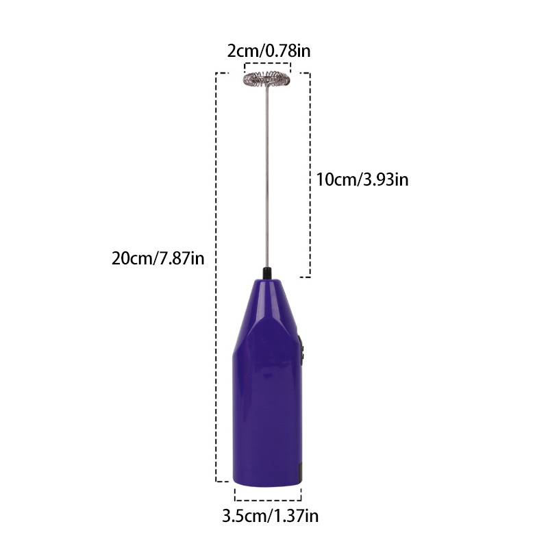 dropship Mini Electric Coffee Blender Handheld Egg Beater Bubble Drink Stirrer Creative Electric Egg Beater Electric Milk Blender