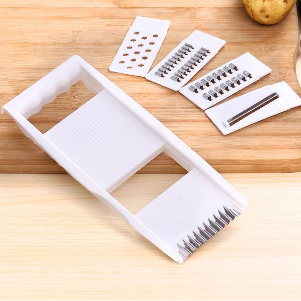 dropship 1pc Multi-functional Vegetable Cutting; Grater Shredded Potato Shredded; Household Grater With 4-Blade