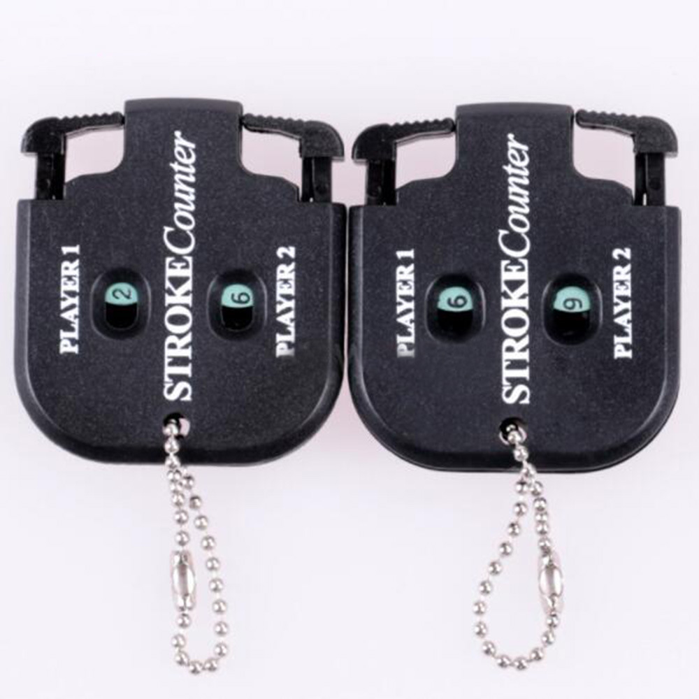 dropship Mini Golf Shot Count Stroke Putt Score Counter Two Digits Scoring Keeper with Key Chain Golf Training Aids Golf Training Aids