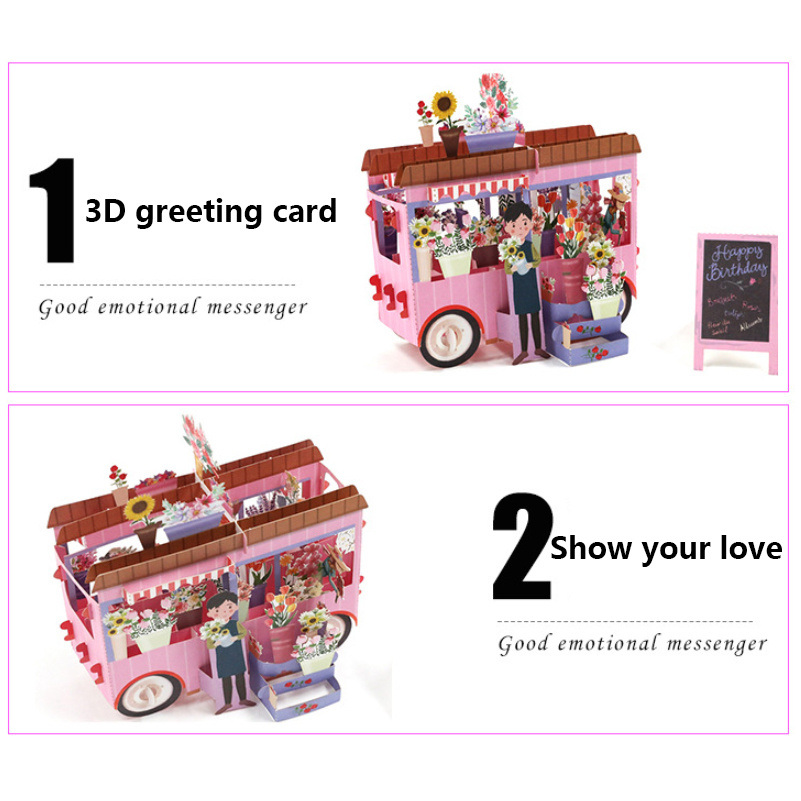 dropship Handmade 3D Greeting Card Float For Valentine's Day