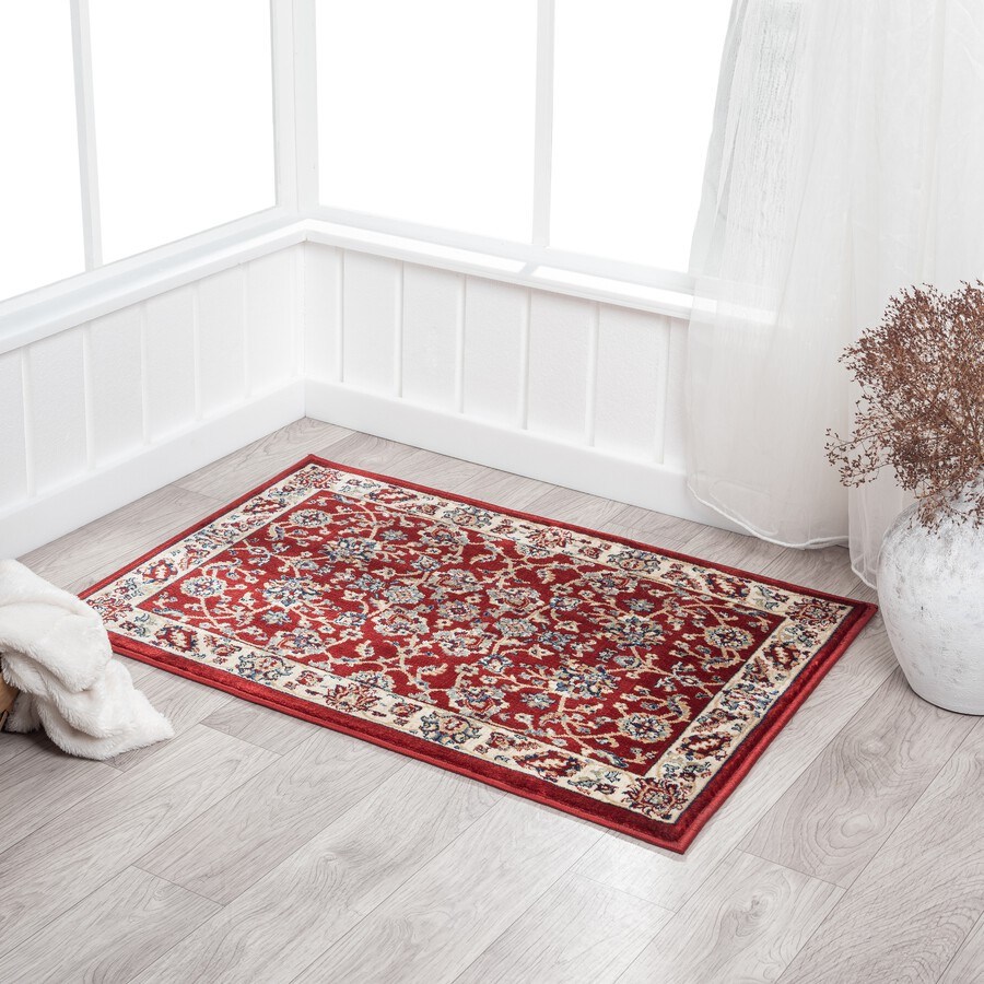 dropship Stylish Classic Pattern Design Traditional Floral Filigree Bordered Area Rug
