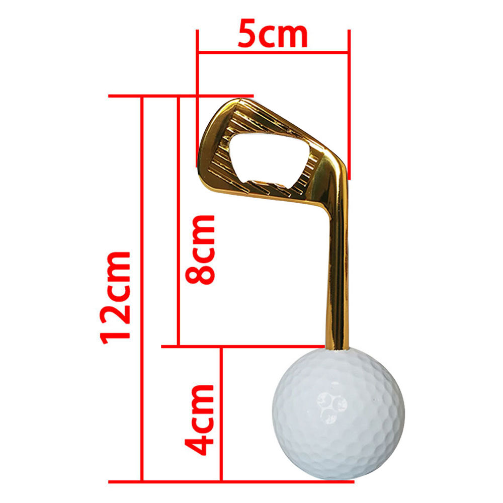 dropship Creative Golf Ball Bottle Opener Corkscrew Wine Beer Jar Opener Kitchen Gadgets for Family Kitchen Tool Supplies