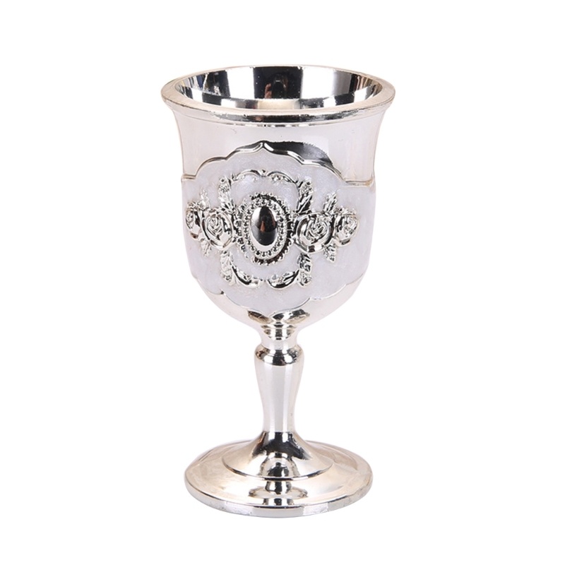 dropship X6HD European Style Wine Glasses Retro Dinnerware Goblet Spirit Vodka Champagne Glasses Beverage Tumbler for Party Home Bar