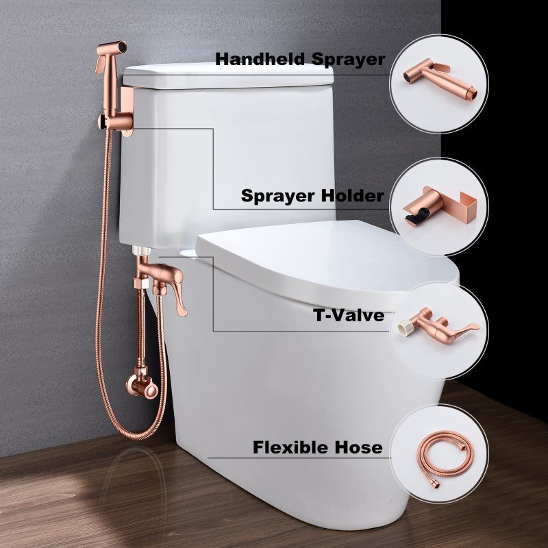 dropship Bathroom Fittings Handheld Cloth Diaper Sprayer Bidet Sprayer for Toilet