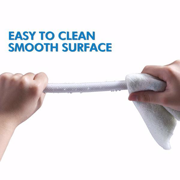 dropship PVC Shower Hose 71 Inches Extra Long Smooth Handheld Shower Hose Flexible Anti-Kink Handheld Shower Head Hose with brass spin inner core White