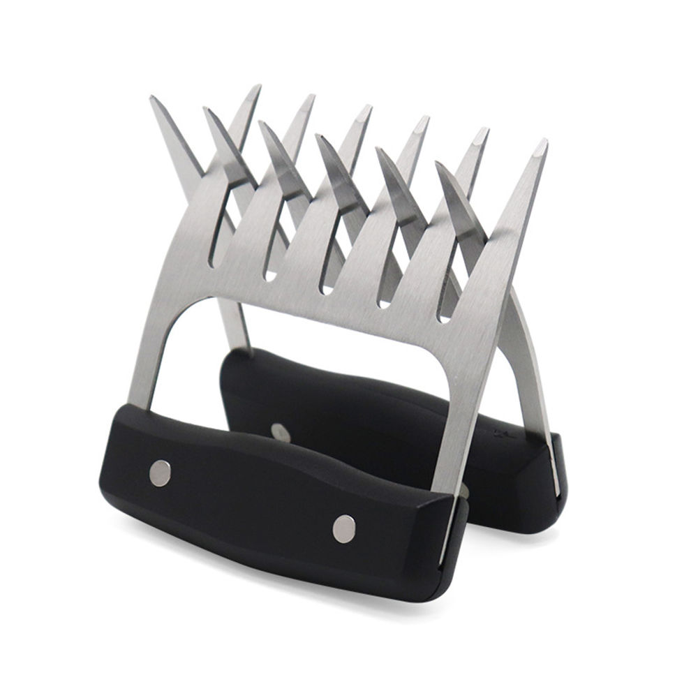 dropship Steel/Plastic Meat Shredder Claws BBQ Claws Pulled Meat Handler Fork Paws for Shredding All Meats Accessories Kitchen Tools Paws