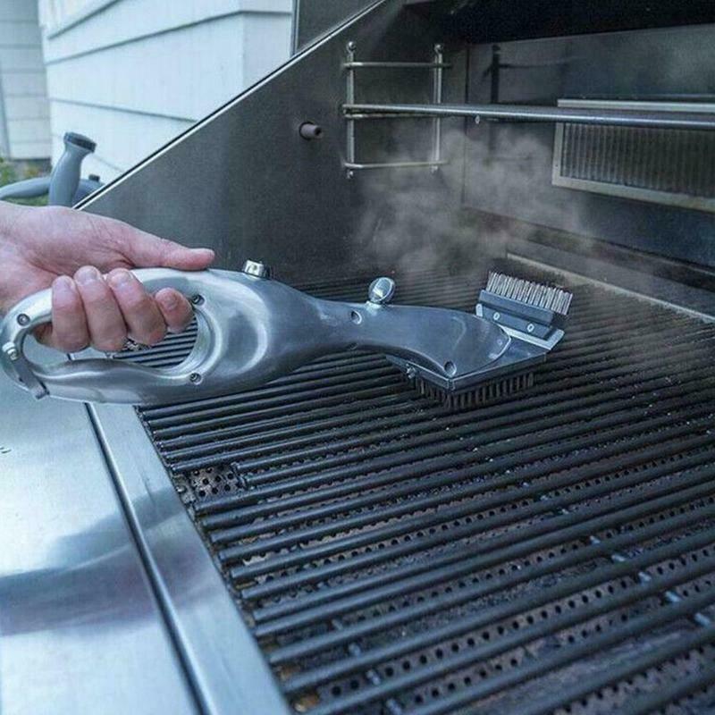 dropship KitchenTool Barbecue Grill Cleaning Brush Portable Barbecue Grill Steam Cleaning Tool Steam or Gas Accessories BBQ Tool Cleaner