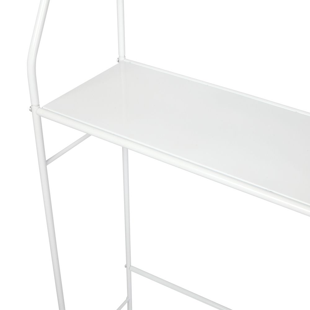 dropship 3-Tier Over-the-Toilet Shelves, Over The Toilet Storage Bathroom Space Saver Iron Storage Rack for Toilet Essentials (White) RT