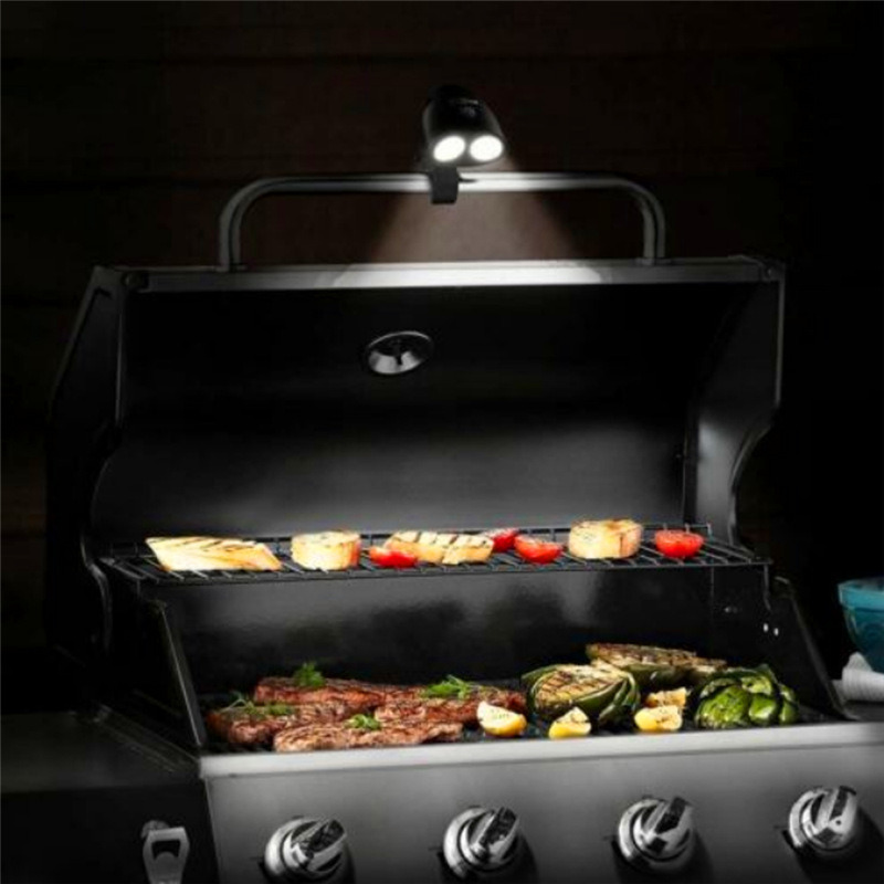 dropship Portable Grill BBQ Lights Barbecue Grilling LED Smart Touch Lighting Heat Resistant Waterproof Night Lamp BBQ Camp Accessories