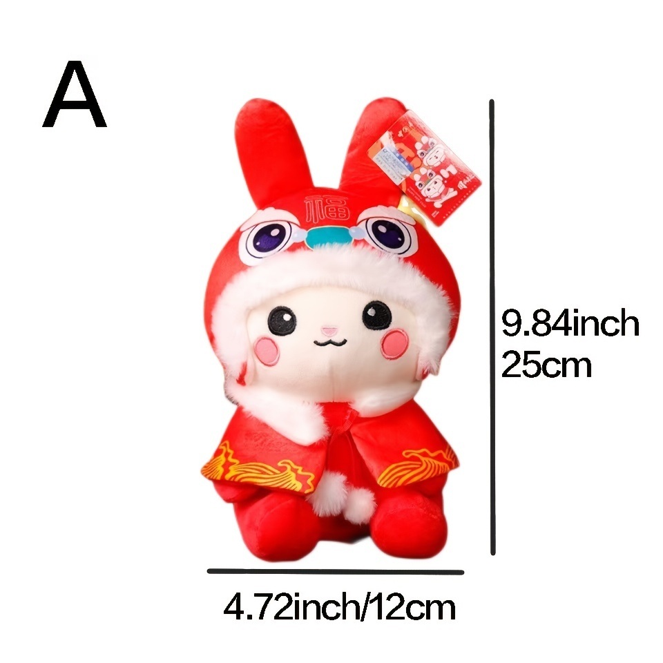 dropship 1pc Rabbit Doll (9.84"×4.72"); Lion Plush Toys; New Year's Mascot; Holiday Gifts; Pillow Decorations