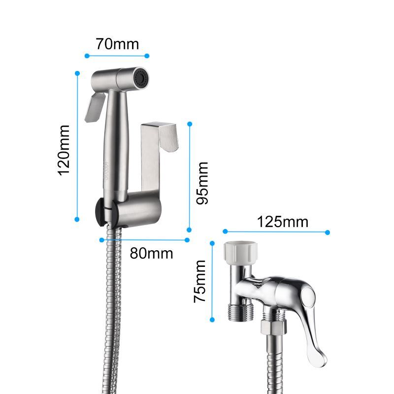 dropship Bathroom Fittings Handheld Cloth Diaper Sprayer Bidet Sprayer for Toilet