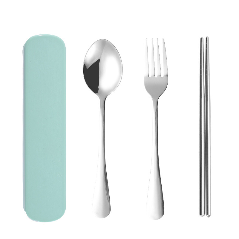 dropship 3pcs Portable Cutlery Set With Storage Box