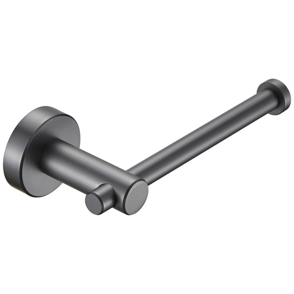 dropship Toilet Paper Holder Gun Grey Thicken Space Aluminum Toilet Roll Holder for Bathroom; Kitchen; Washroom Wall Mount