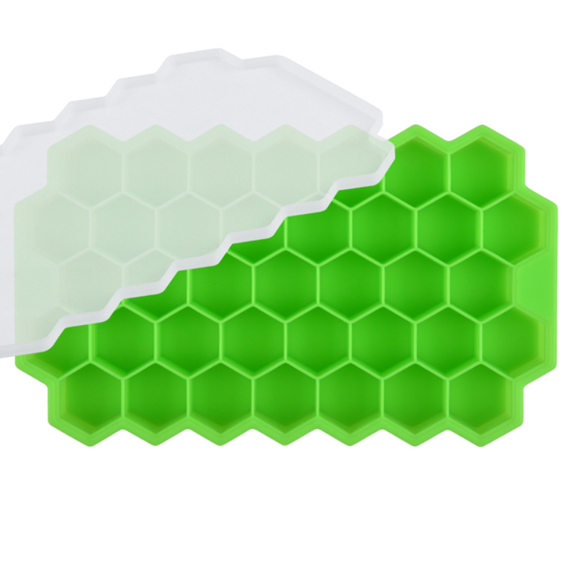 dropship 1pc Ice Tray Mold Honeycomb Silicone Ice Tray Hexagonal Ice Tray 37 Honeycomb Ice Trays