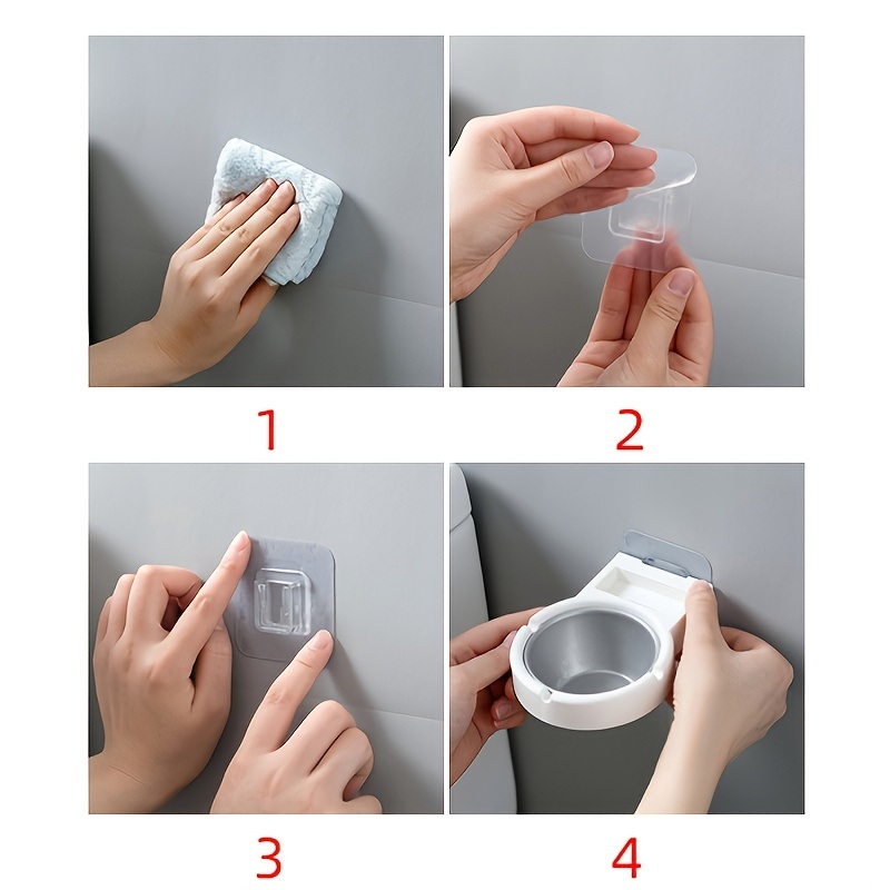 dropship 1pc Wall Mounted Ashtray; Stainless Steel Ashtray
