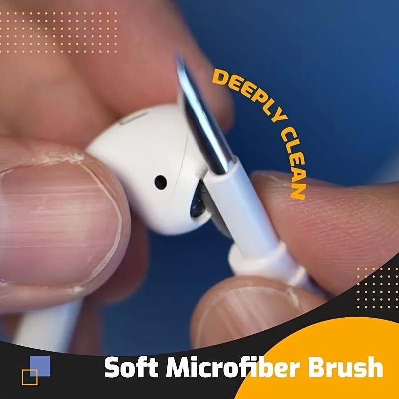 dropship 1pc Headset Cleaning Pen Kit Headset Case Airpods Pro 1 2 3 Headset Cleaning Brush Tool