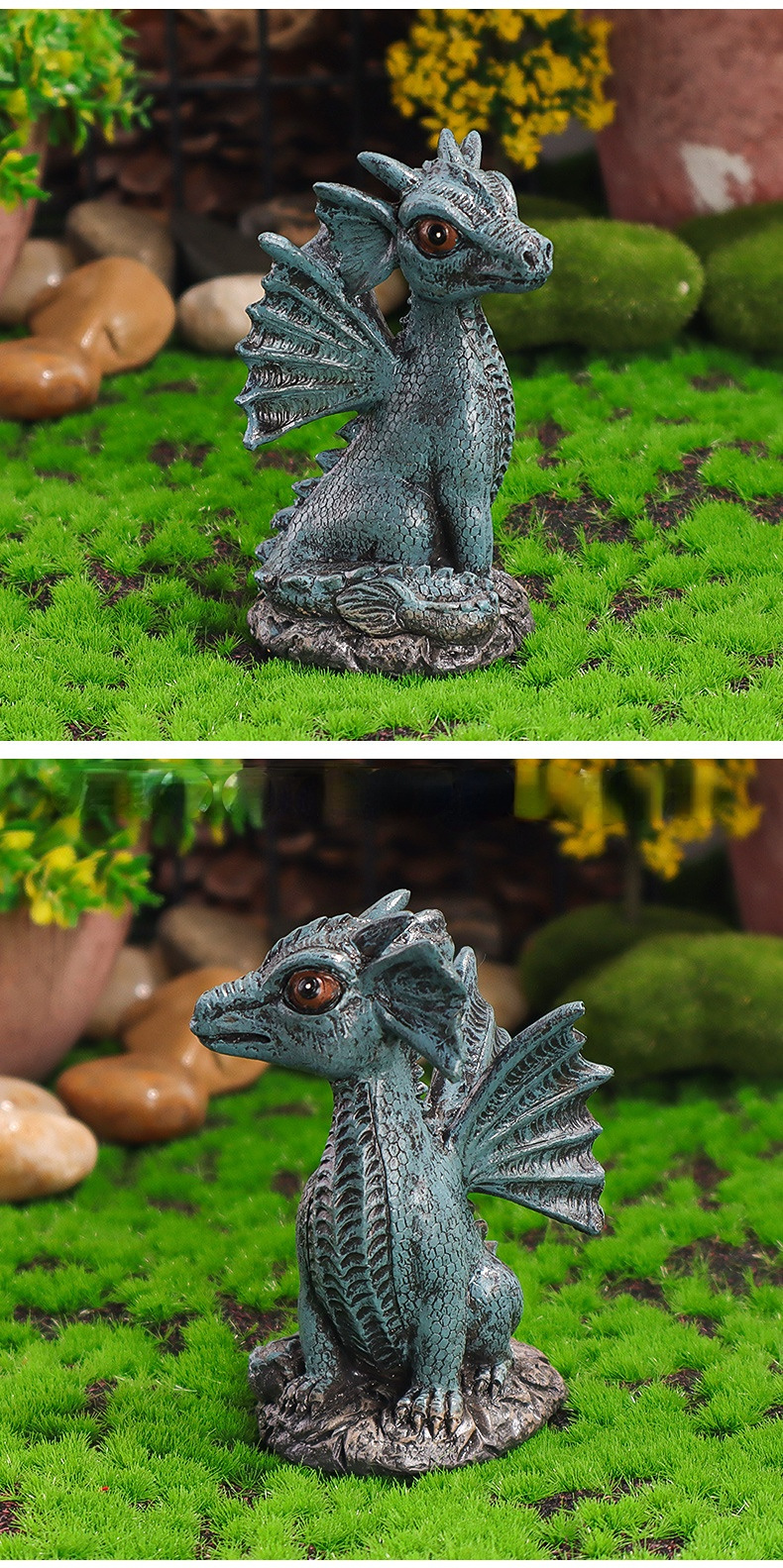 dropship Mini Drunk Gnomes Dwarf Fairy Garden Statue Miniatures Courtyard Elf Figure Resin Micro Landscape Outdoor Figurine Ornaments