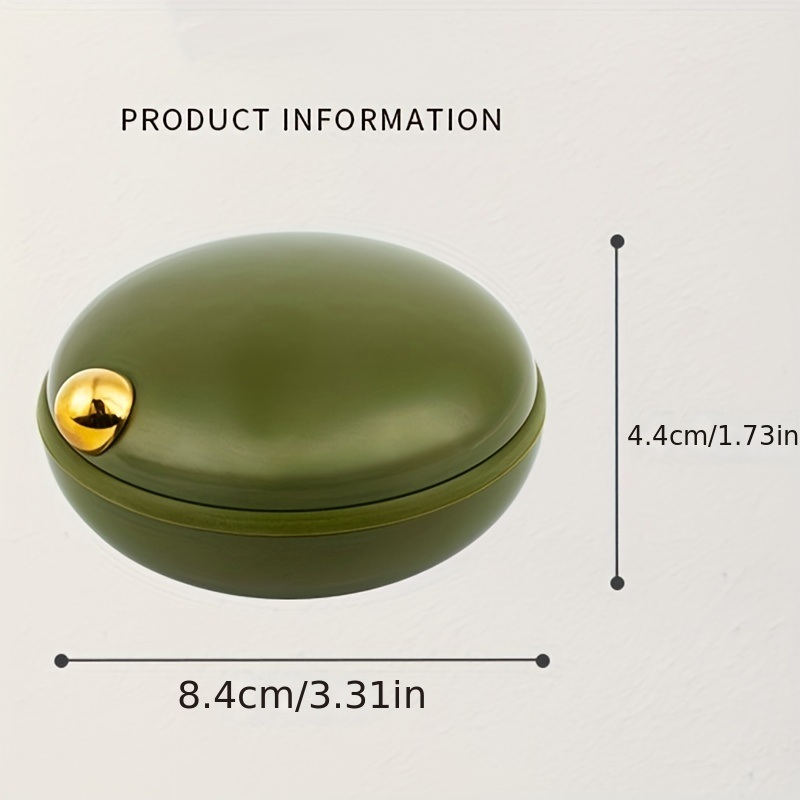 dropship 1pc Portable Sealed Pill Box; Mini Pill Case; Small Pill Organizer; Pill Sub-packaging Storage Box; Medicine Box; Multifunctional Storage Container