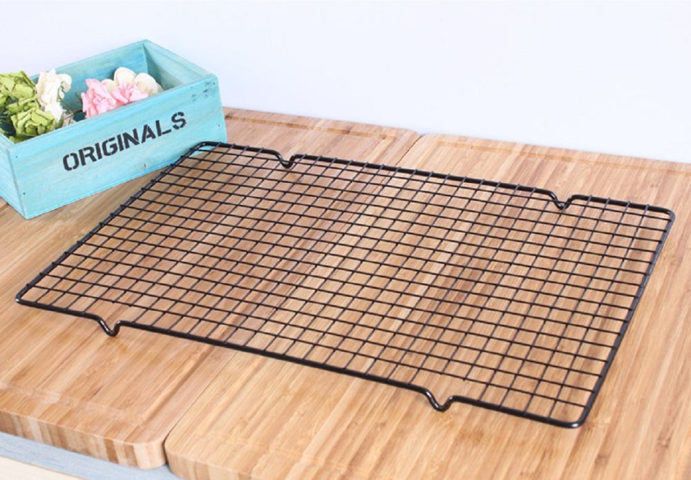 dropship Loaf Cooling Mesh Non Stick Wire Rack, Drying Rack for Cakes Breads Biscuits Cookies Cooling Rack Stand Roasting Baking