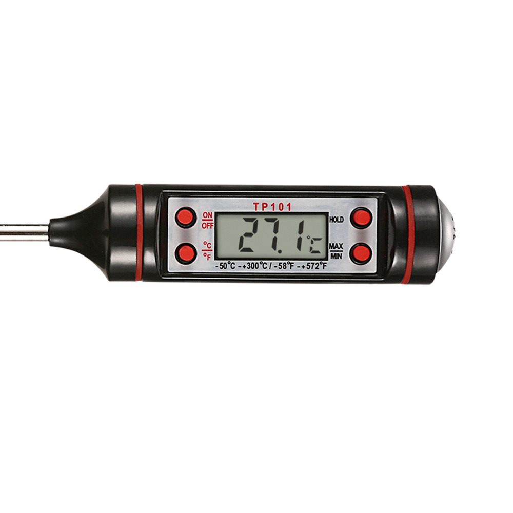 dropship 1pc Kitchen Meat Thermometer With Probe, Digital LCD Display For Food Baking, BBQ, And Liquids - Multi-functional Thermometer Pen With High Accuracy And Instant Read