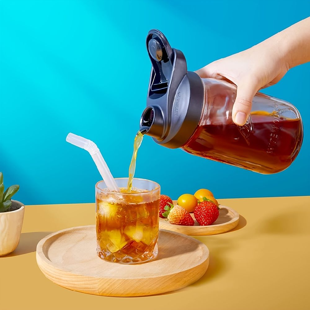 dropship 1pc Mason Jar Lids; Flip Cap Mason Jar Lids; 8.6cm/3.38in Inner Diameter Reusable With Pour Spout And Leak Proof Airtight Seal For Regular Mouth Mason Jars