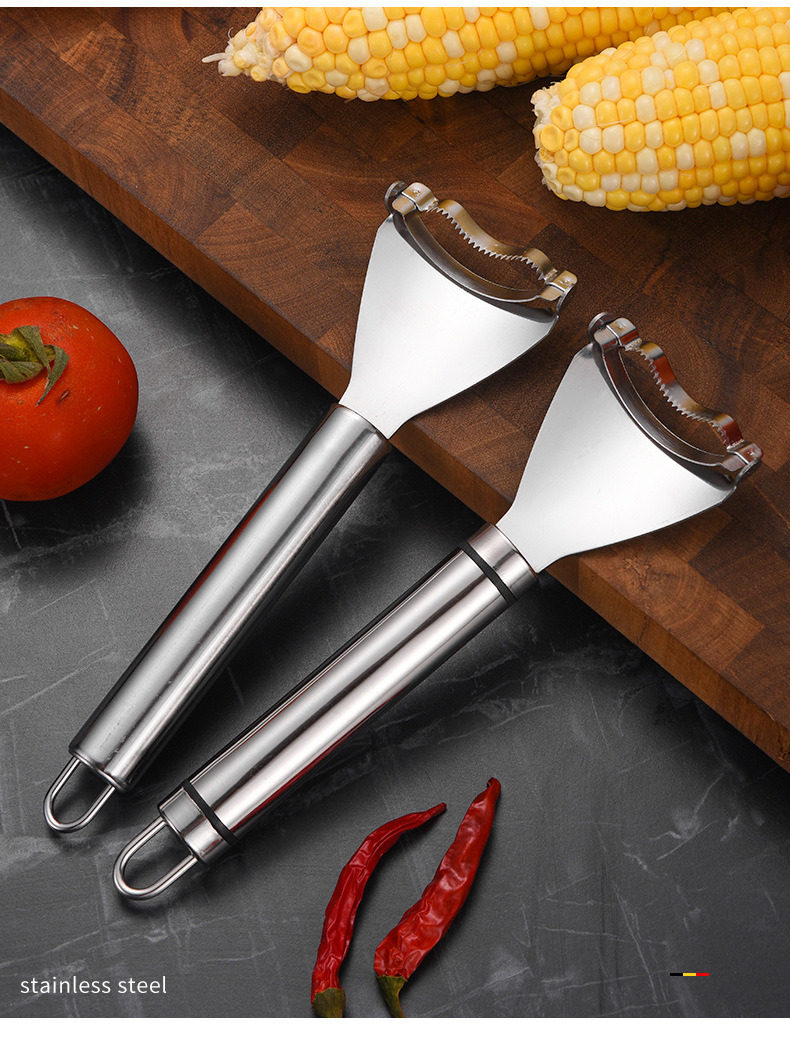 dropship Stainless Steel Corn Stripper Corns Threshing Device Easy Peeling Corn Kerneler Peeler Fruit &amp; Vegetable Tools/Corns Strippe