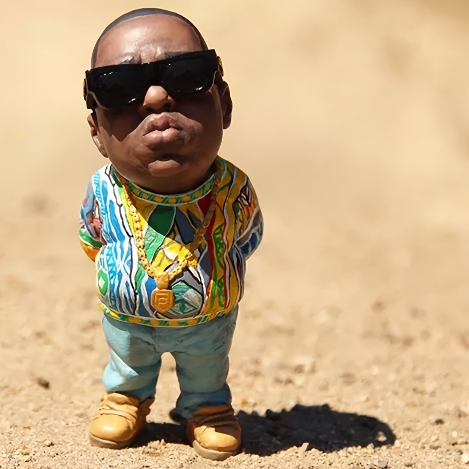 dropship 1pc; Hip Hop Legend Commemorative Statue Resin Crafts Ornament