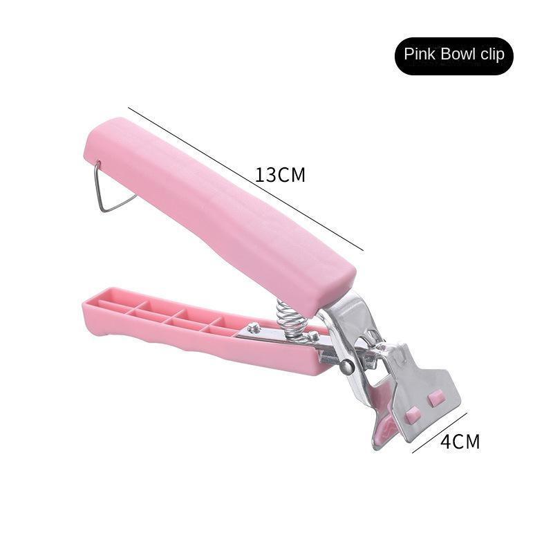 dropship 1pc Stainless Steel Gripper Clip; Bowl Plate Pot Pan Dish Clip; Foldable Anti-scalding Tray-lifter Pot Holder Kitchen Tool