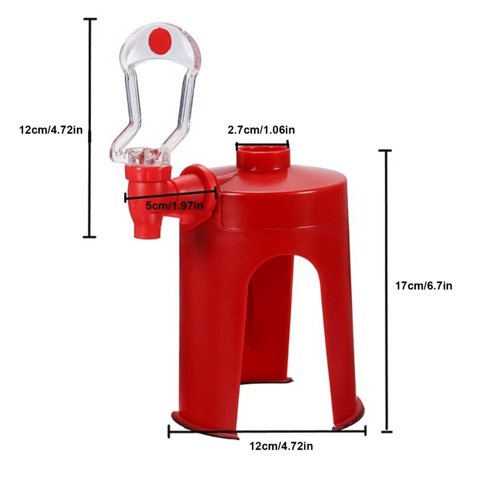 dropship 1pc Creative Saver Soda Dispenser; Bottle Coke Upside Down Drinking Water Dispense Machine; Party Home Bar Accessory