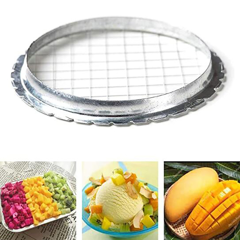 dropship 1pc Stainless Steel Egg Slicer Cutter Cut Egg Device Grid For Vegetables Salads Potato Mushroom Tools Chopper For Kitchen Chopper