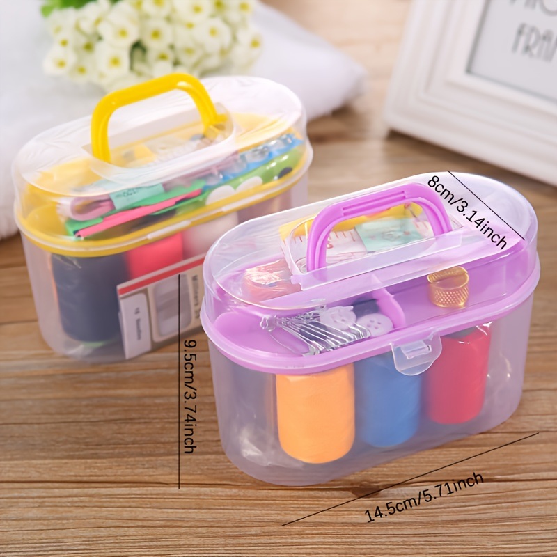 dropship 46pcs Portable Household Needle And Thread Sewing Tools Thread Kit Organizer Color Random