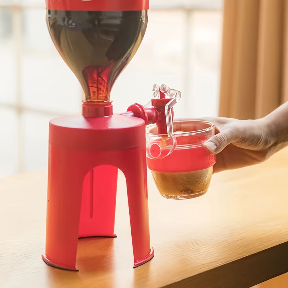 dropship 1pc Creative Saver Soda Dispenser; Bottle Coke Upside Down Drinking Water Dispense Machine; Party Home Bar Accessory
