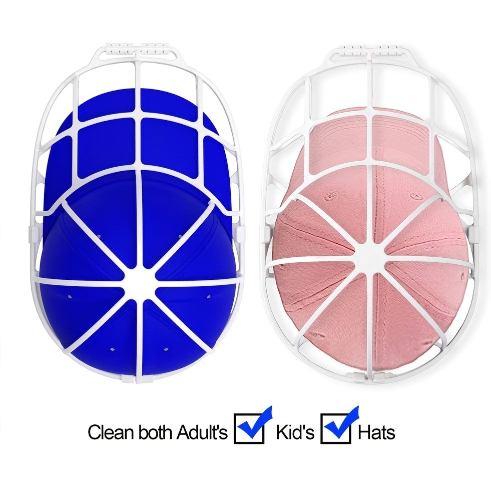 dropship Hat Washer For Washing Machine; 1pc Hat Washer; Anti-Deformation Protective Frame; Baseball Hat Cleaner Cap Washer; Washing Cap Protector
