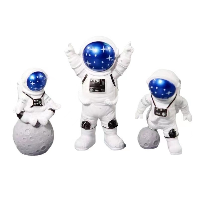 dropship 4pcs Small Creative Astronaut Ornaments; Desktop Ornaments; TV Cabinet Ornaments