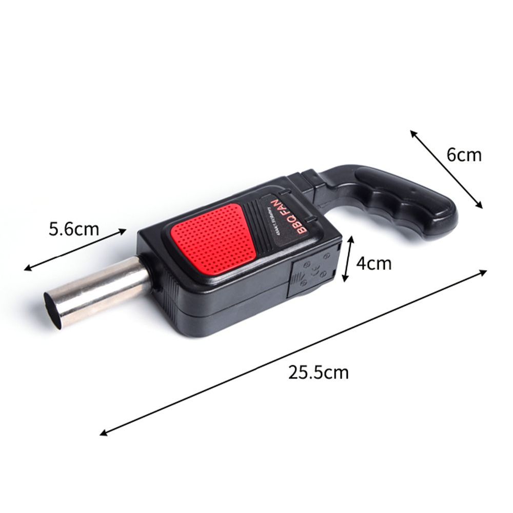 dropship 1Pc Portable Handheld Electric BBQ Air Blower Portable Cooking Air Blower for Charcoal Grill Fireplace Outdoor Barbecue Picnic