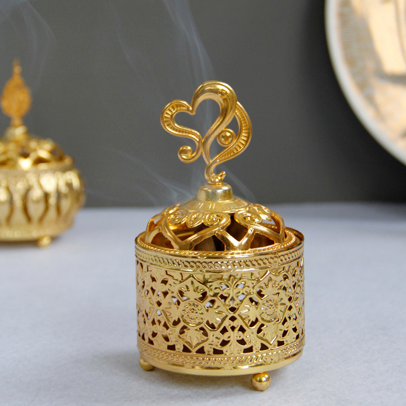 dropship 1pc Metal Incense Burner; Creative Incense Burner Holder; Desktop Decoration