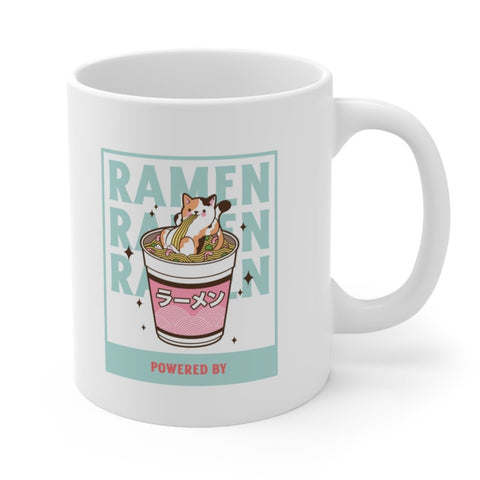 dropship Powered by Ramen Novelty Mug