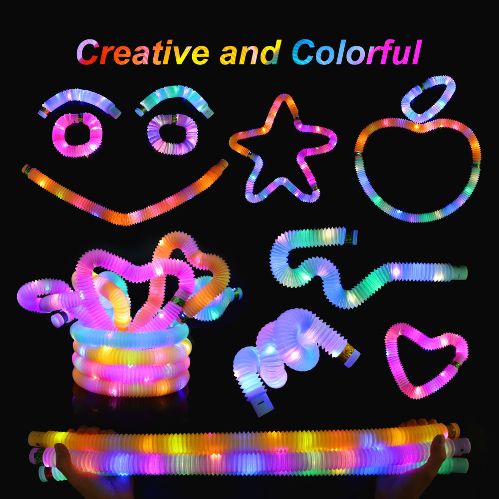 dropship LED Glow In The Dark LED Light Party Pop Tubes For Christmas Holiday Party