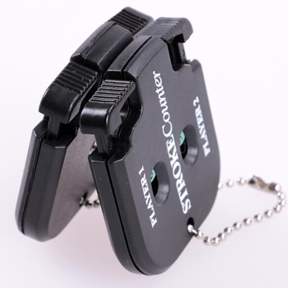 dropship Mini Golf Shot Count Stroke Putt Score Counter Two Digits Scoring Keeper with Key Chain Golf Training Aids Golf Training Aids