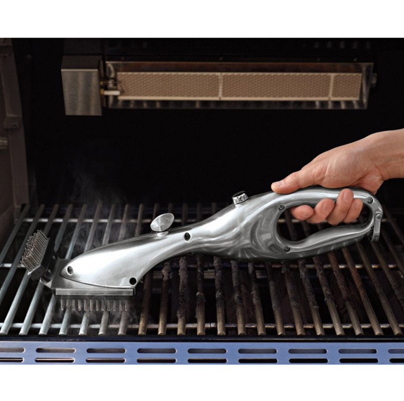 dropship KitchenTool Barbecue Grill Cleaning Brush Portable Barbecue Grill Steam Cleaning Tool Steam or Gas Accessories BBQ Tool Cleaner