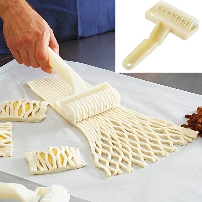 dropship 1pc/Pack; Plastic Netting Knife; Roller Knife; Cake Mold; Baking Tools