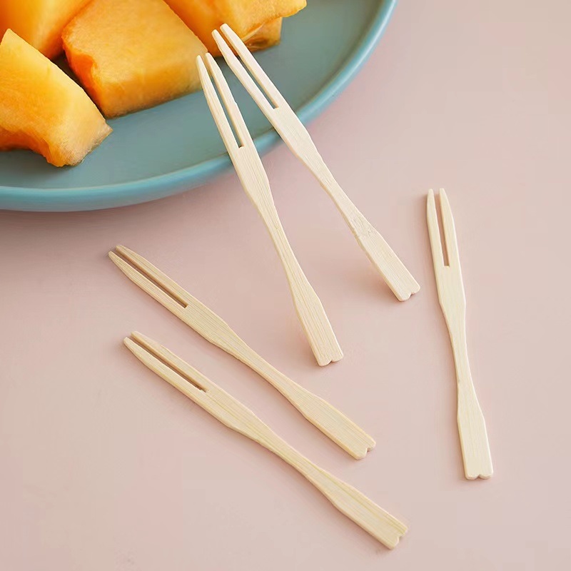 dropship 80pcs Disposable Fruit Fork Set; Appetizer Fruit Food Picks; Cake Dessert Snack Mini Forks; Party Supplies