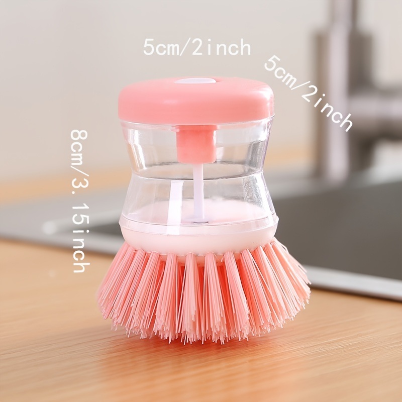 dropship Cleaning Brush; A Multi-functional Brush That Automatically Adds Detergent; Used For Washing Dishes; Brushing Pots; And Brushing Basins