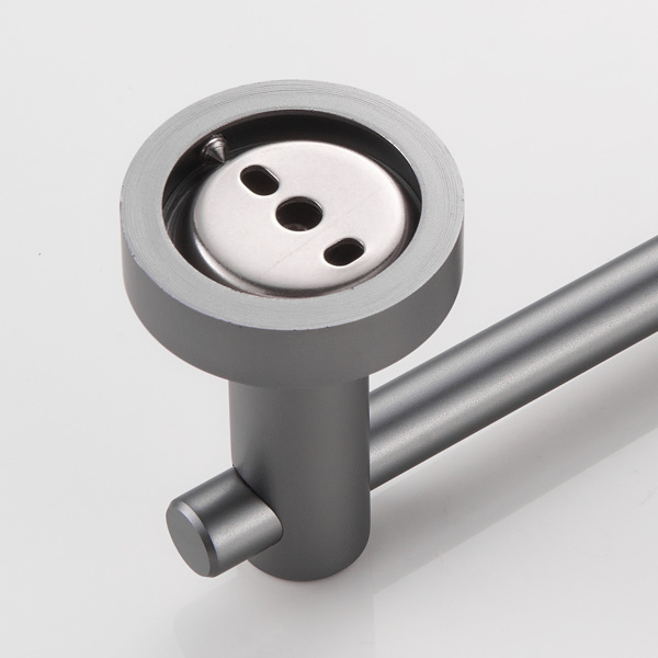 dropship Toilet Paper Holder Gun Grey Thicken Space Aluminum Toilet Roll Holder for Bathroom; Kitchen; Washroom Wall Mount