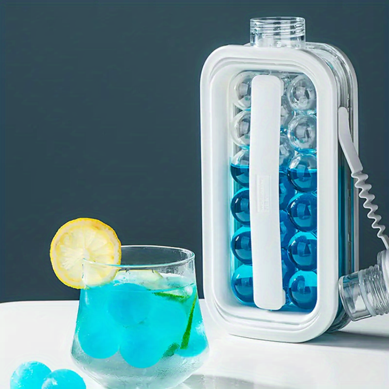 dropship 1pc Ice Ball Maker Kettle Kitchen Bar Accessories Gadgets Creative Ice Cube Mold 2 In 1 Multifunctional Container Pot