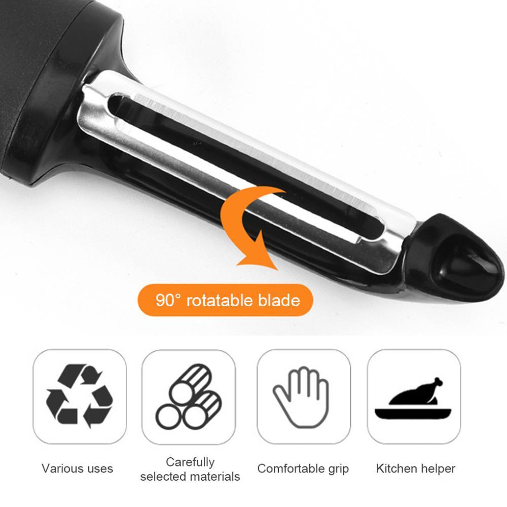 dropship Multifunction Fruit Peeler Stainless Steel Melon Planer Potato Scraper Vegetable Slicer Portable Kitchen Peeling Tool