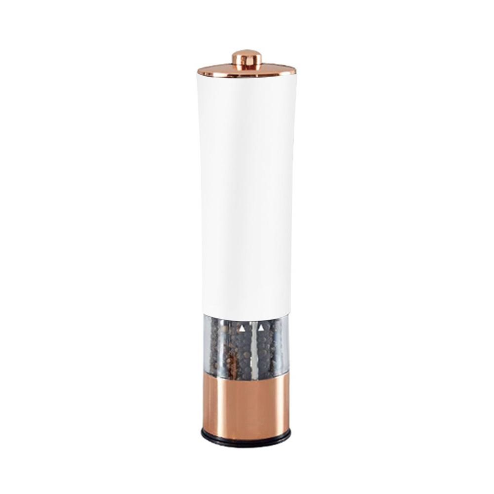 dropship 1PCS Electric Grinder Built In Light Adjustable Grind Size Stainless Steel Mill For Salt Pepper Spices Kitchen Tools